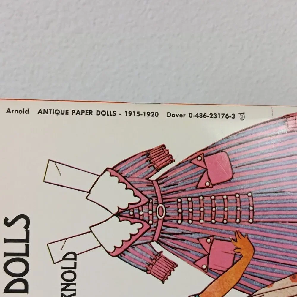 Vintage  Antique Paper Dolls 1915-1920 Edited by Arnold Arnold Uncut Full Color